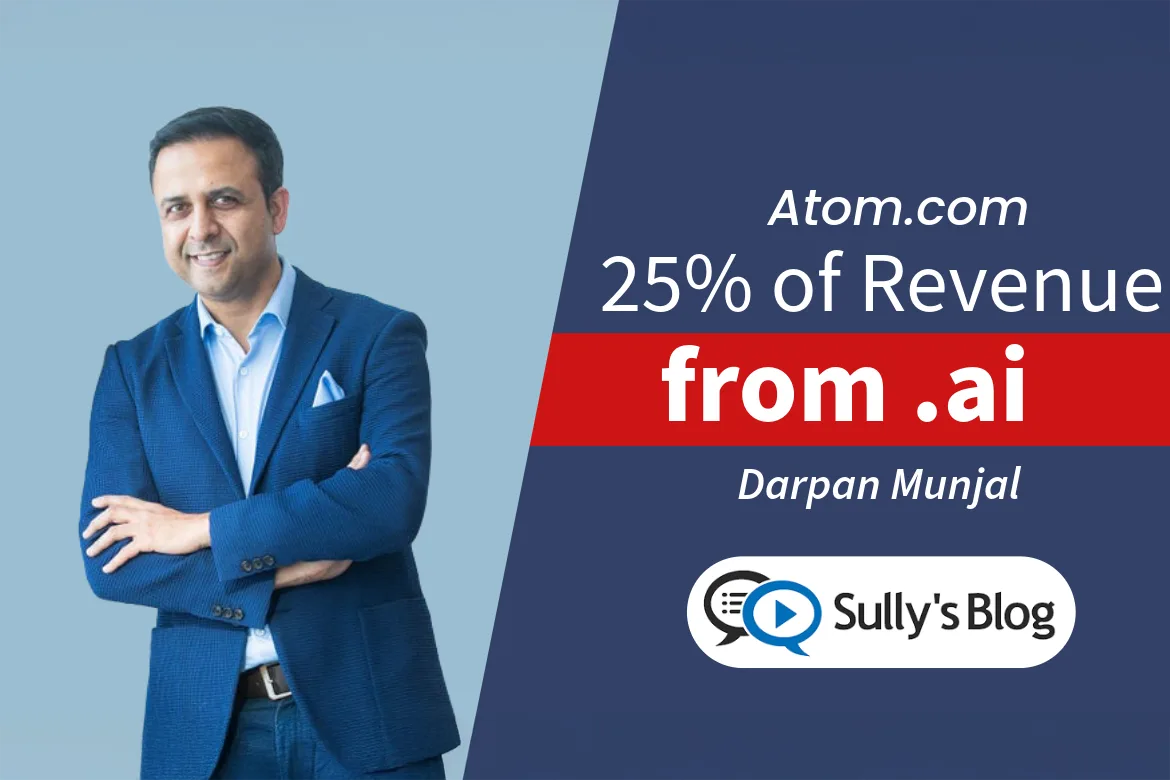 .ai Domains Now Drive 25% of Atom's Premium Revenue: Here's What Darpan Sees Happening