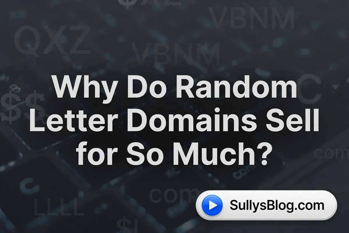 Why Do Random Letter Domains Sell for So Much?
