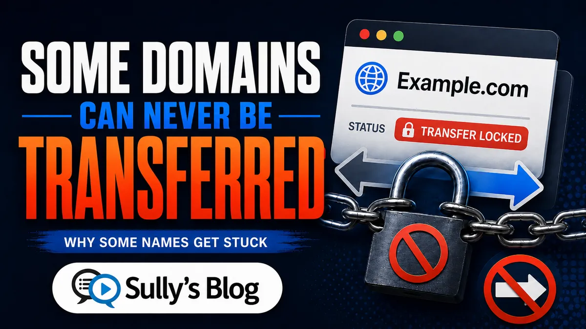 Some Domains Can Never Be Transferred