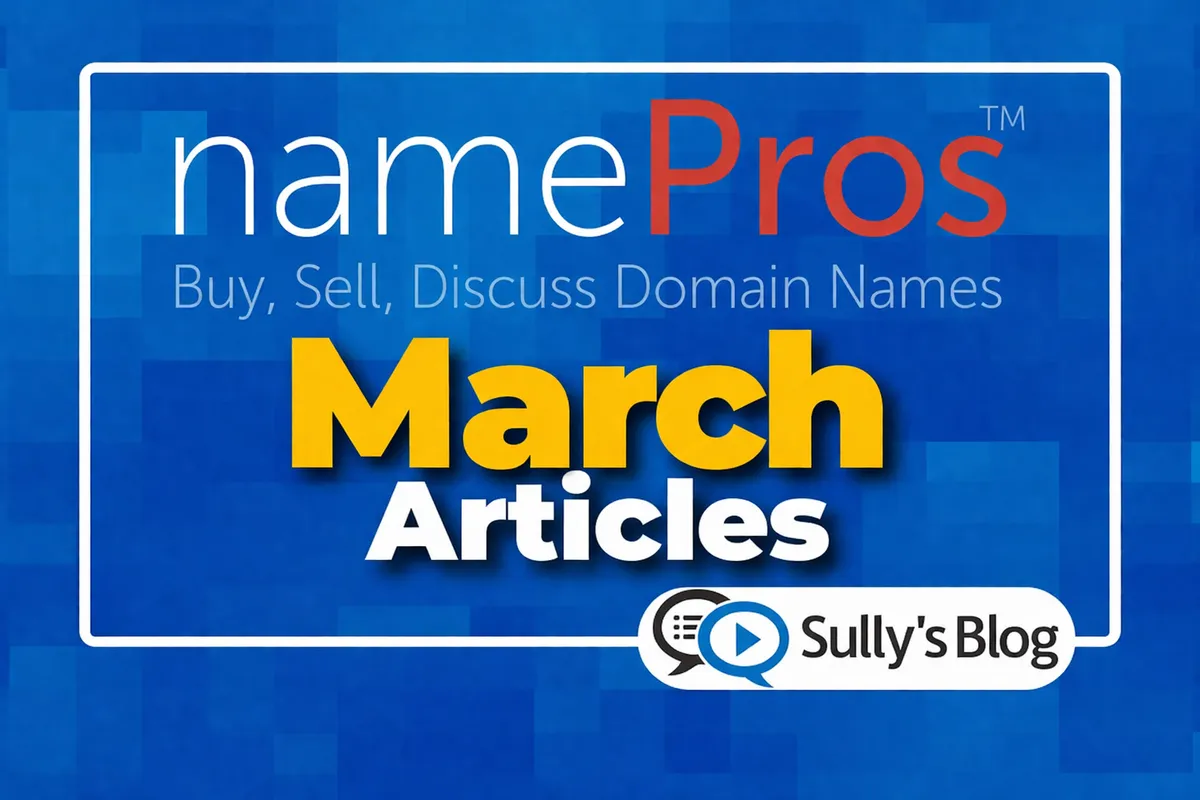 March Was All About Clarity - NamePros