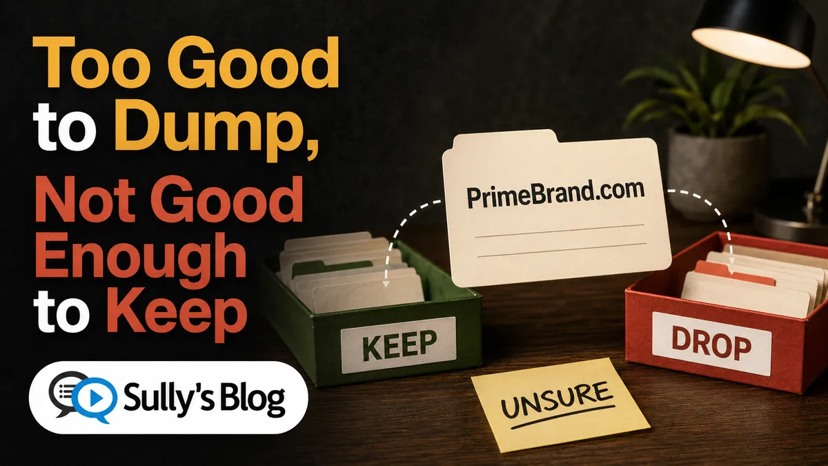 Too Good to Dump, Not Good Enough to Keep