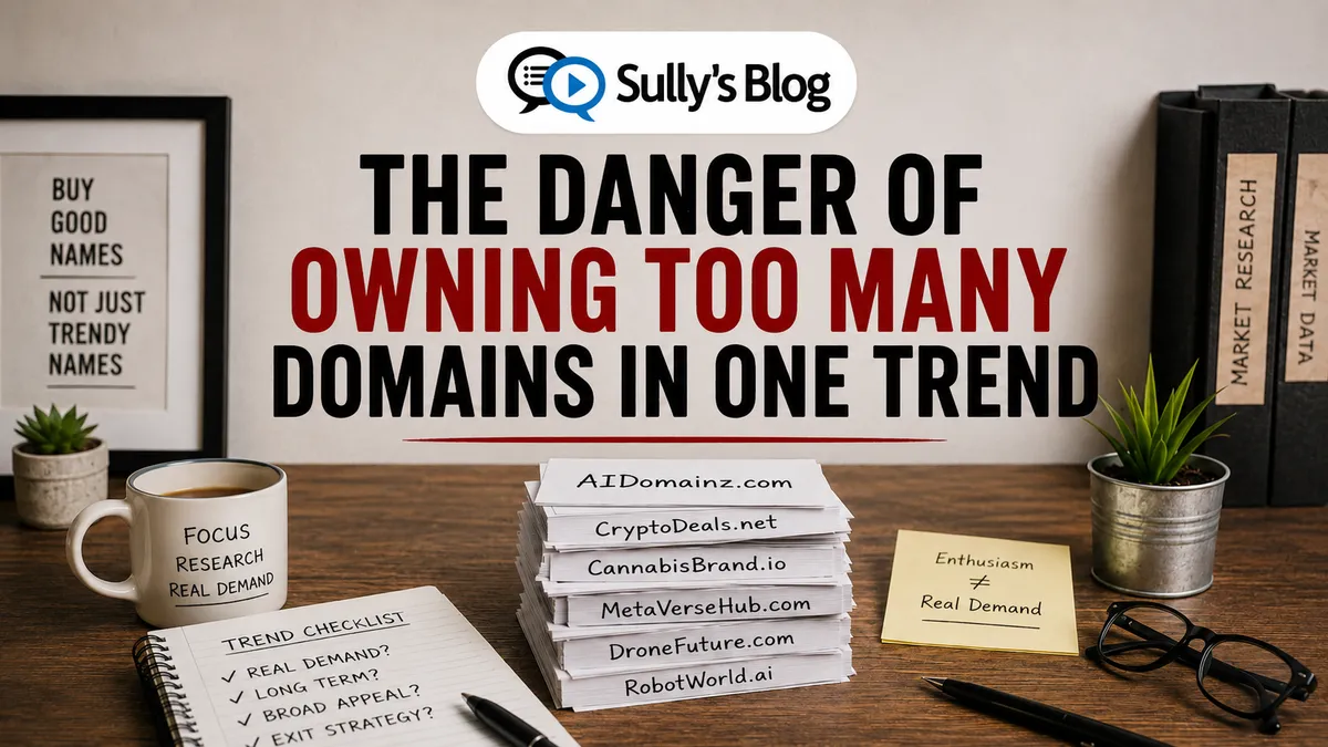 The Danger of Owning Too Many Domains in One Trend